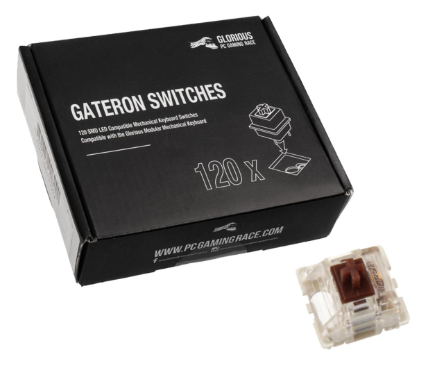 Glorious Gateron Brown Switches (120 szt.) GAT-BROWN - 595765 - zdjęcie